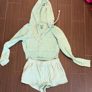 American Eagle Outfitters Mint Green Matching Set